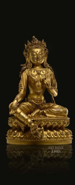明永樂 增祿佛母 黃銅鎏金(北京翰海) 明永樂 增祿佛母 黃銅鎏金(北京翰海)